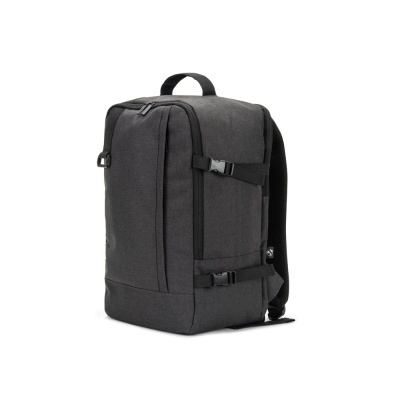 CIES. Rucsac dezvoltat pentru a îndeplini dimensiunile cerute de companiile aeriene din poliester reciclat 600D de înaltă densitate - Gri inchis - 20 L - Img 3