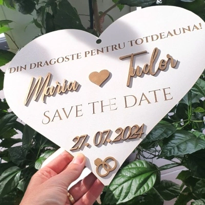 Decoratiune ”Save the Date” - Img 2