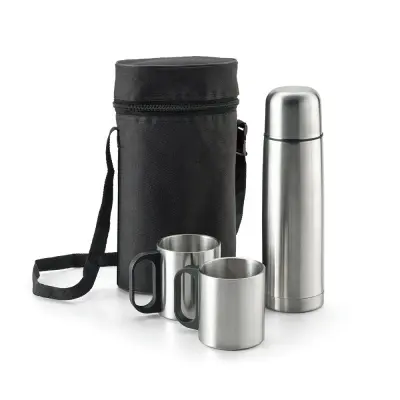 DURANT. Set termos și căni - Argintiu - 500 mL