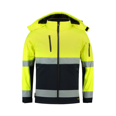 Jachetă softshell unisex Bi-color EN ISO 20471 Softshell - Img 2