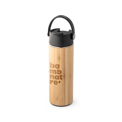 LAVER. Termos cu izolare în vid 440 mL - Negru - 440 mL - Img 2