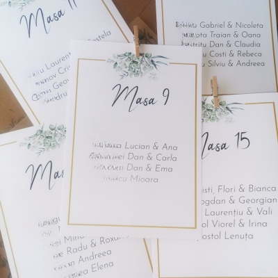 Opis tip card cu frunze