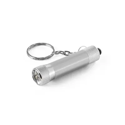 RE-LERGAN. Breloc din aluminiu (92% reciclat) cu lanternă LED cu 3 lumini - Img 4