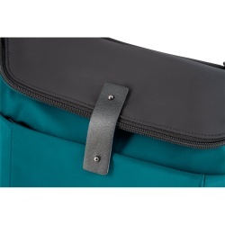 ROVER BACKPACK II. Rucsac din material textil și PU - Albastru petrol - Img 4