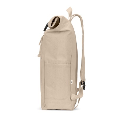 SAINT. Rucsac cu închidere rulată din bumbac reciclat și poliester reciclat (380 g/m²) - Img 5