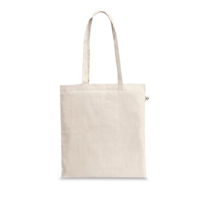 SALZBURG. Sacoșă 100% bumbac organic (180 g/m²) - Natural deschis - Personalizat - Img 2