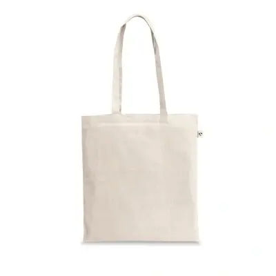 SALZBURG. Sacoșă 100% bumbac organic (180 g/m²) - Natural deschis - Personalizat - Img 2
