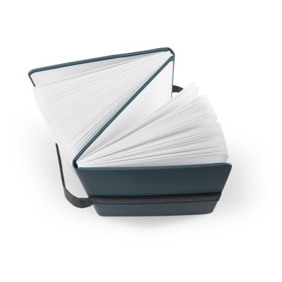 SANDERSON. Bloc de notițe A5 din PU (50% reciclat) cu două blocuri: pagini aliniate și pagini simple - Img 2