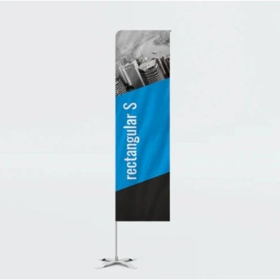 Steag rectangular S - personalizat