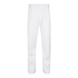 VL AINE. Pantaloni din twill cu buzunare multiple (190g/m²), din bumbac (20%) și poliester (80%) - Img 3