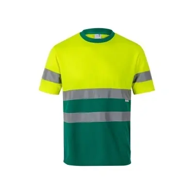 VL BRAHMA. Tricou tehnic bicolor cu ochi de pasăre (140g/m²), din poliester (100%) - Img 3