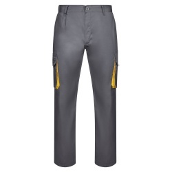 VL HYPNOS. Pantaloni de twill cu buzunare multiple în două tonuri (200g/m²), din bumbac (35%) și poliester (65%) - Img 4