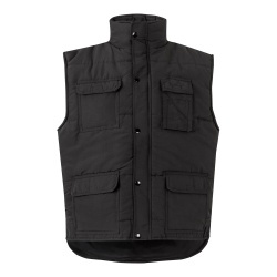 VL MEFITIS. Vestă căptușită cu mai multe buzunare (220g/m²), din poliester (100%) - Img 1