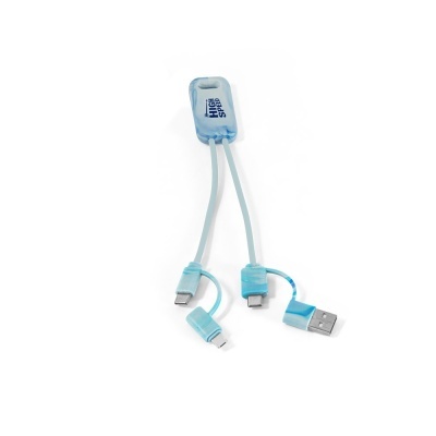 BERNERS. Cablu USB super rapid 6 în 1 în Pet reciclat (100% rPET) - Img 2