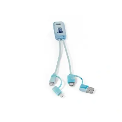 BERNERS. Cablu USB super rapid 6 în 1 în Pet reciclat (100% rPET) - Img 2
