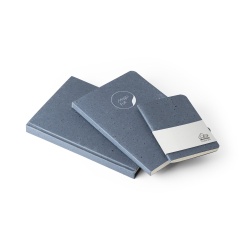 COFFEEPAD SOFT. Blocnotes A6 cu copertă flexibilă realizată din deșeuri de coji de cafea (65%) - Img 5