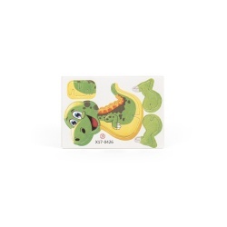 DINOSAURUS. Puzzle 3D din hârtie și EVA în formă de dinozaur - Img 5
