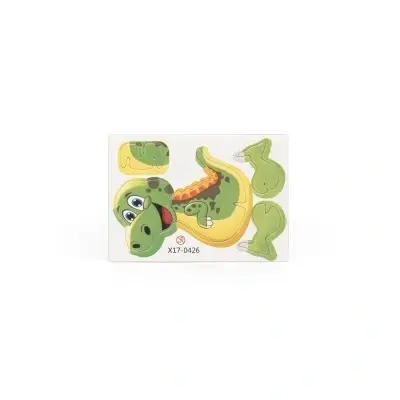 DINOSAURUS. Puzzle 3D din hârtie și EVA în formă de dinozaur - Img 5