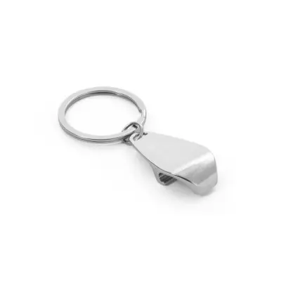 HELLI. Breloc din metal cu desfacator de sticle