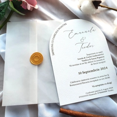 invitatie tip arcada