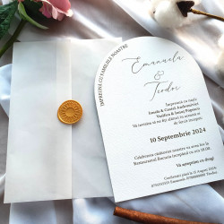 invitatie tip arcada
