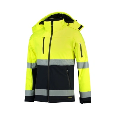 Jachetă softshell unisex Bi-color EN ISO 20471 Softshell