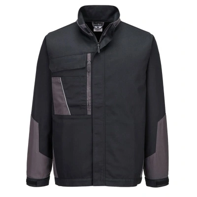 Jacheta WX1 Two Tone Cotton Work Portwest CD110, negru