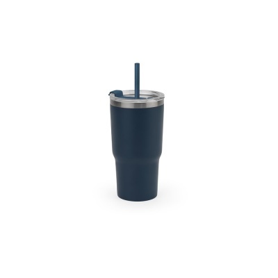 JOYNER M. Pahar de călătorie compact din oțel inoxidabil (91% reciclat) cu perete dublu izolat în vid și finisaj mat 600 ml - Img 5