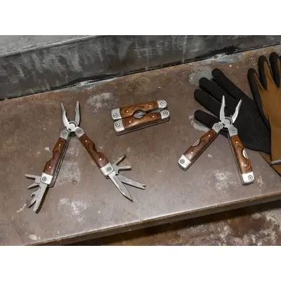 MAGNUM – Clește pliabil multifunctional inox și lemn - Img 5