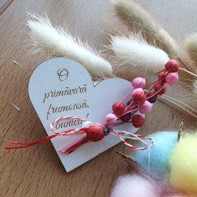 Mărtisoare personalizate cu nume si flori uscate - Img 4