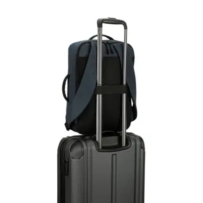 NIAMEY. Rucsac pentru laptop de 15.6” din poliester reciclat 300D de înaltă densitate - Img 4