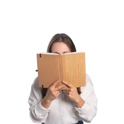 ORWELL. Notebook A5 cu copertă cartonată din bambus și foi de plută - Img 4