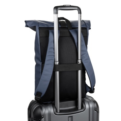PORTLAND. Rucsac cu închidere rulată din PU, cu buzunar pentru laptop de 16" - Img 6