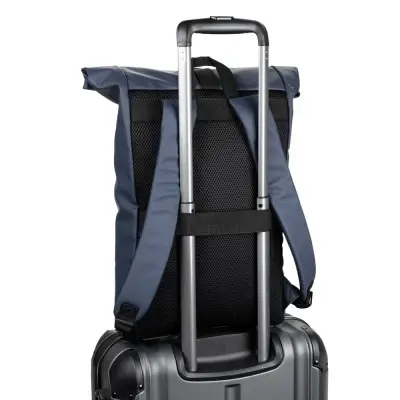 PORTLAND. Rucsac cu închidere rulată din PU, cu buzunar pentru laptop de 16" - Img 6
