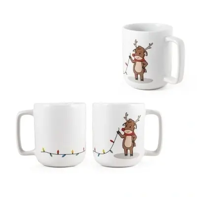 REINDEER. Cană cu design de Crăciun 330 ml