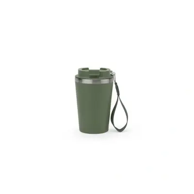 SPITZ. Cana de călătorie din oțel inoxidabil (90% reciclat) cu perete exterior din PP și finisaj mat 460 mL - Img 5
