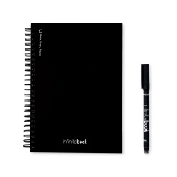 STARTER KIT INFINITEBOOK A5. Setul include un "Infinitebook", kit de curățare, marker și suport pentru marker - Img 1
