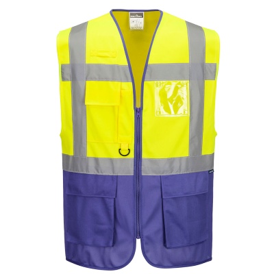 Vesta Warsaw Hi-Vis Contrast Executive Vest Portwest (C476)
