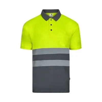 VL FORTUNA. Tricou polo Bird-eye (140g/m²) cu mâneci scurte, din poliester (100%) - Img 2