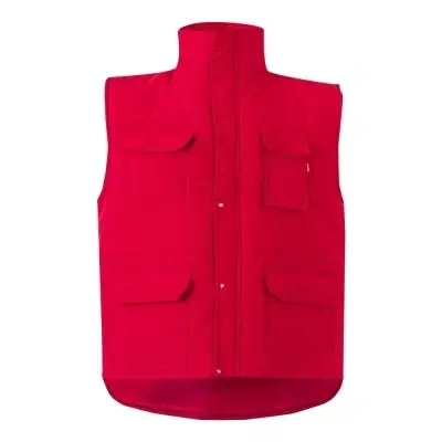 VL MEFITIS. Vestă căptușită cu mai multe buzunare (220g/m²), din poliester (100%) - Img 3