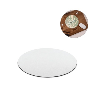 BLAIR ROUND. Mouse pad rotund cu bază din cauciuc