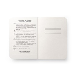 COFFEEPAD SEMI-RIGID. Blocnotes A5 cu copertă semi-rigidă realizată din deșeuri de coji de cafea (65%) - Img 2