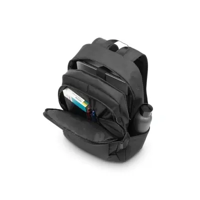 DRAMMEN. Rucsac pentru laptop din poliester reciclat 600D de înaltă densitate - Negru - 24 L - Img 4