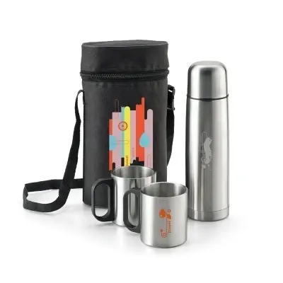 DURANT. Set termos și căni - Argintiu - 500 mL - Img 3