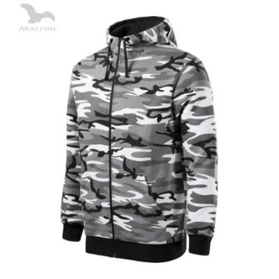 Hanorac pentru bărbaţi Camo Zipper