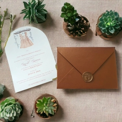 Invitație de botez pentru fetite