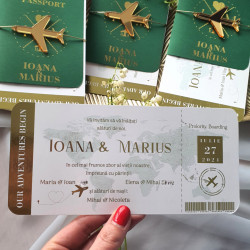 Invitație tip pasaport - Img 2