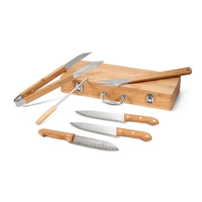 KABSA – Set grătar 6 piese în cutie bambus