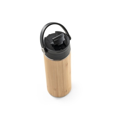 LAVER. Termos cu izolare în vid 440 mL - Negru - 440 mL - Img 4