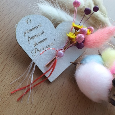 Mărtisoare personalizate cu nume si flori uscate - Img 5